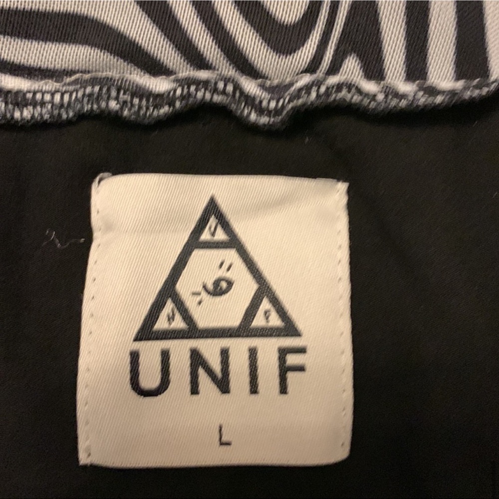 Rare UNIF Cid Optical Illusion Crop Top Maxi Skirt Set M/L - Picture 8 of 8